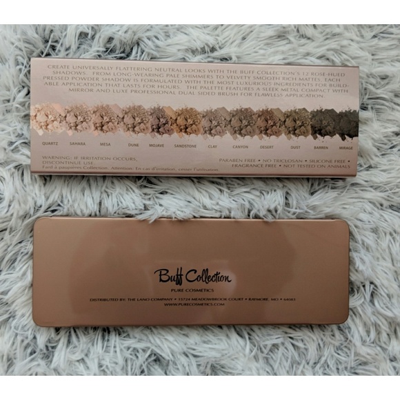 Pure Cosmetics Buff Eyeshadow Palette - NIP - Picture 3 of 3